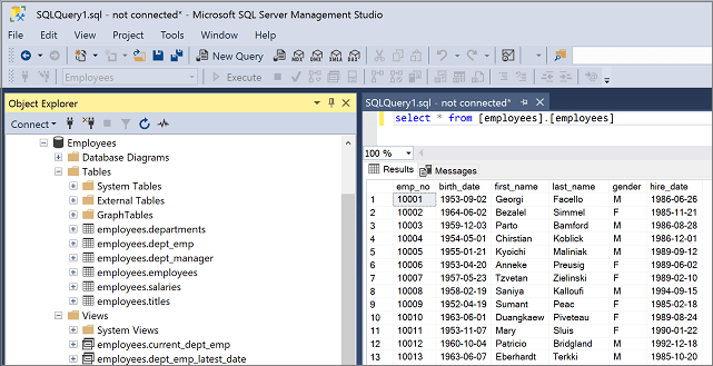 Azure SQL MySQL - Query your Database